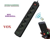 Podsłuchy - LISTWA GSM Podsłuch Otoczenia na Żywo (cały świat) Pluskwa Ukryta w Przedłużaczu + VOX, 4 Porty USB. - miniaturka - grafika 1