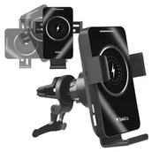 Uchwyty samochodowe do telefonów - Xblitz Rotacyjny Automatyczny Uchwyt Samochodowy Z Funkcją Bezprzewodowego Ładowania Qi GX4 - miniaturka - grafika 1