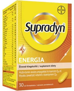 Supradyn Energia 30 Tabletek Powlekanych - Przeziębienie i grypa - miniaturka - grafika 1