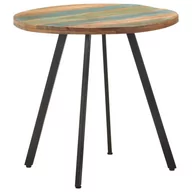 Stoły - vidaXL Stół jadalniany, 80 cm, lite drewno odzyskane 320484 - miniaturka - grafika 1
