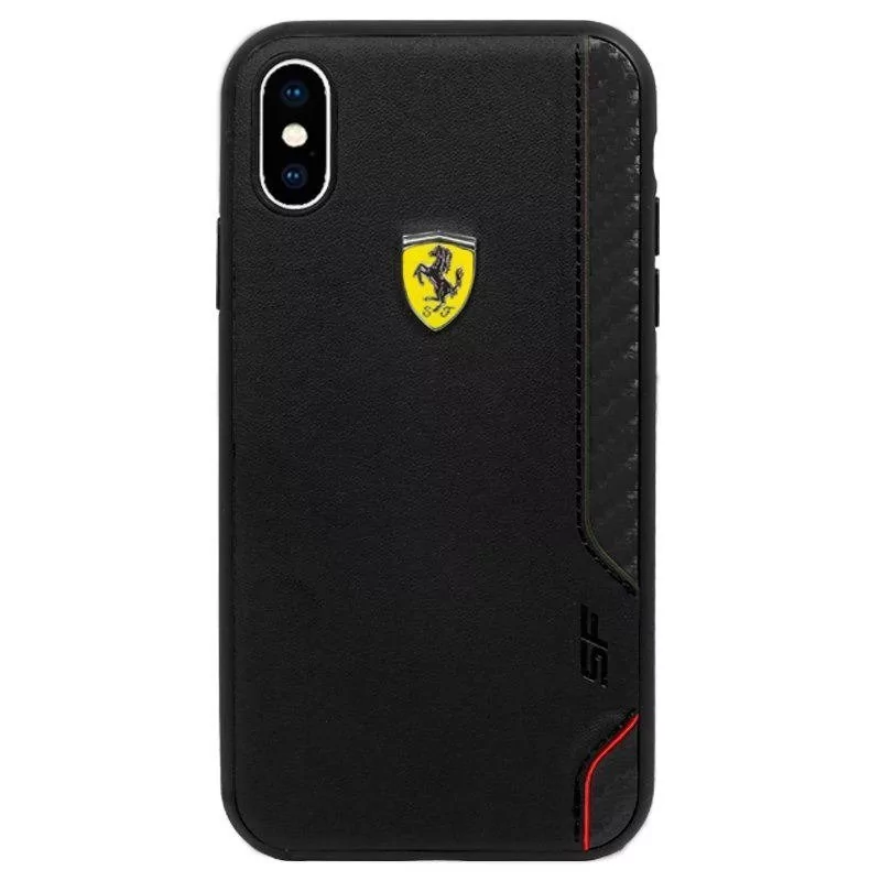 Ferrari Hardcase do iPhone XS Max czarny/On Track FESITHCI65BK