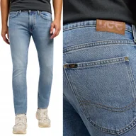 Spodnie męskie - Lee LUKE SLIM TAPERED Pool Days RURKI BLUE DżINS W38 L32 - miniaturka - grafika 1