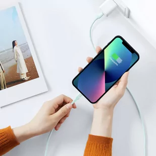 Ugreen kabel do szybkiego ładowania USB Typ C - Lightning (certyfikat MFI) chip C94 Power Delivery 1m zielony (US387 20308) - Kable USB - miniaturka - grafika 4