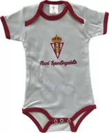 Odzież sportowa dziecięca - Real Sporting De Gijón | Body Biały Sportingista | Bebe | Rozmiar 9 - miniaturka - grafika 1