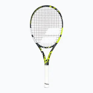 Rakieta tenisowa dziecięca Babolat Pure Aero Junior 26 grey/yellow/white - Tenis ziemny - miniaturka - grafika 1