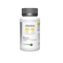 Herbovita Witamina D3 + K2 Suplement diety 90 kaps. - Witaminy i minerały - miniaturka - grafika 1