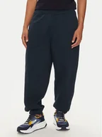 Spodnie sportowe męskie - Armani Exchange Spodnie dresowe 6DZPAA ZJKAZ 1510 Granatowy Regular Fit - miniaturka - grafika 1