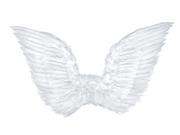 Dodatki do strojów karnawałowych - PartyDeco Skrzydła anioła, biały, 70 x 50cm, 1szt. SK3-008 - miniaturka - grafika 1
