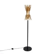 Lampy stojące - QAZQA Lampa podłogowa Art Deco złota - Wesley - miniaturka - grafika 1
