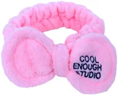 Pozostałe akcesoria do kąpieli i SPA - Opaska kosmetyczna do włosów pink - miniaturka - grafika 1