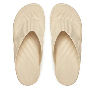 Japonki Crocs Getaway Groove Platform Flip 210700 Beżowy - Klapki i japonki damskie - miniaturka - grafika 1