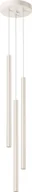 Lampy sufitowe - Lampa wisząca PASTELO 3P beżowa 3xG9 8W stal 104x19.5x19.5cm Sollux Lighting - miniaturka - grafika 1