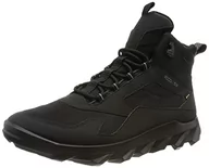 Botki damskie - ECCO Męskie botki Mx Mid Gore-tex, Czarny/czarny, 11-11.5 - miniaturka - grafika 1