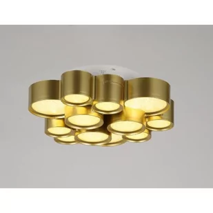 Eurostar Hilton LED lampa sufitowa 12-punktowa złota MDG390/3 GD - Lampy sufitowe - miniaturka - grafika 1