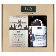 Zestawy kosmetyków męskich - LAQ LaQ Zestaw prezentowy dla mężczyzn Doberman (żel pod prysznic 500ml+olejek na twarz 30ml+mydło kostka 85g+szampon 300ml) 1op. 130621 - miniaturka - grafika 1
