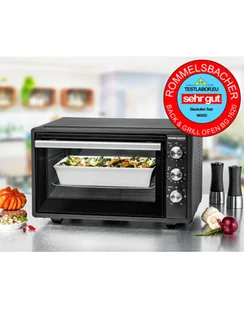 Grill elektryczny Rommelsbacher Back ' Grill oven BG 1620, mini oven (anthracite) - Grille elektryczne - miniaturka - grafika 1