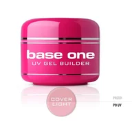 Żele do paznokci - Silcare Gel Base One Cover Light maskujący żel UV do paznokci 50g - miniaturka - grafika 1