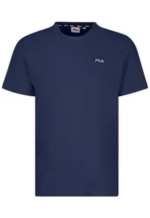 Koszulki męskie - FILA Męski t-shirt BERLOZ, niebieski (Medieval Blue), XL, Medieval Blue, XL - grafika 1