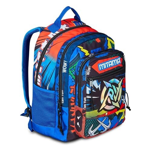Mitama Plecak dziecięcy i młodzieżowy (1 sztuk), Niebieska, Taglia unica, Plecaki tornistry