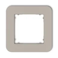 Klawisze i ramki - Karlik Ramka pojedyncza zaokrąglona MINI - taupe - miniaturka - grafika 1
