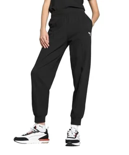 PUMA Damskie spodnie z wysokim stanem Cl spodnie z dzianiny - Spodnie damskie - miniaturka - grafika 1