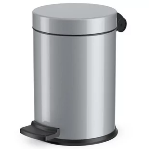 Hailo Werk Kosz na śmieci z pedałem Solid, S, 3 L, srebrny 0704-442 - Kosze na śmieci - miniaturka - grafika 1