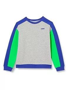Levi's Chłopięca bluza z logo Lvb Colorblock Crew 8ej199, wrzos szary, 6 lat - Bluzy dla chłopców - miniaturka - grafika 1