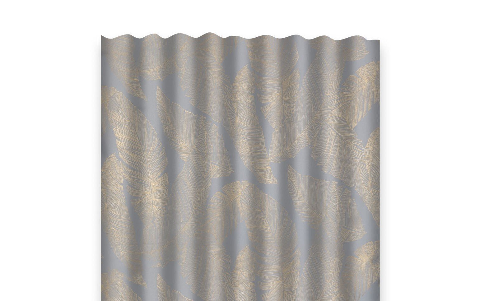 Zasłona zaciemniająca GREAT CHIC off white 135x300 na taśmie