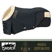 Derki dla konia - Eskadron Derka stajenna 150g 840D STABLE FAUXFUR Heritage AW 2021/22 - - antique green - miniaturka - grafika 1