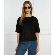 Koszulki i topy damskie - Armani Exchange T-shirt | Regular Fit - miniaturka - grafika 1