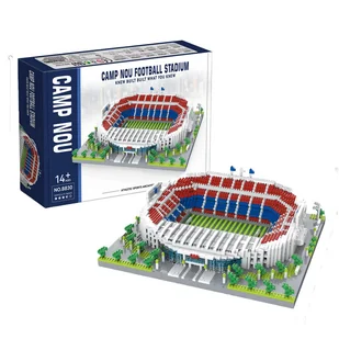 Stadion piłkarski - CAMP NOU - 3800+ elementów - Klocki - miniaturka - grafika 1