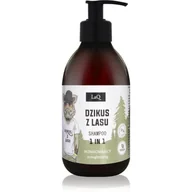 Szampony dla mężczyzn - LAQ LaQ Naturalny Szampon do włosów wzmacniający dla mężczyzn "Dzikus z lasu" 300ml 855974 - miniaturka - grafika 1