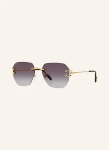 Cartier Okulary Przeciwsłoneczne 6L001667 gold - Okulary przeciwsłoneczne - miniaturka - grafika 1