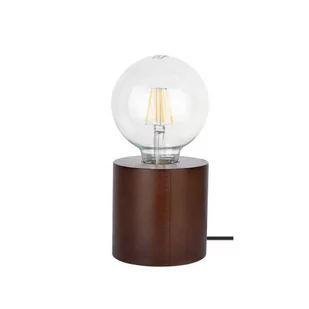 SpotLight Trongo Round lampka stołowa 1-punktowa orzech/czarny 7079176 - Lampy stojące - miniaturka - grafika 1