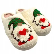 Kapcie damskie - Kapcie Zimowe Świąteczne Damskie Męskie Ciepłe Miękkie Bambosze r. 38-39 - miniaturka - grafika 1