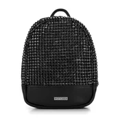 Plecaki - Damski miniplecak z kryształkami - miniaturka - grafika 1