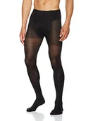 Legginsy - GLAMORY Męskie legginsy sportowe, 100 DEN, Czarny, M duże rozmiary - miniaturka - grafika 1