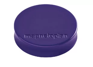 MAGNETOPLAN Magnes Ergo Medium, średnica 30 x 8 mm, 10 sztuk, fioletowy 4013695045016 - Magnesy - miniaturka - grafika 1