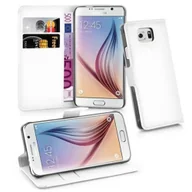 Etui i futerały do telefonów - Etui Cadorabo do Samsung Galaxy S6 w kolorze białym z magnetycznym zamknięciem na telefon komórkowy - miniaturka - grafika 1
