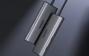 Adapter 6w1 UGREEN CM498 Hub USB do 2x USB-A 3.0, USB-C 3.0, 2xHDMI, PD - Huby USB - miniaturka - grafika 4