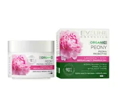 Kremy do twarzy - Eveline Cosmetics - Organic Peony - Łagodzący krem redukujący zmarszczki - Peonia i Prebiotyk - Cera naczynkowa i wrażliwa - 50 ml - miniaturka - grafika 1