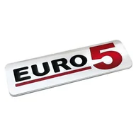 Akcesoria tuningowe - Emblemat Chrom Logo Naklejka 3D Euro 5 Duża Tir EURO5 98125 - miniaturka - grafika 1