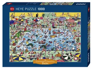 Heye Puzzle 1000 elementów. Zabawa w basenie, Blachon - Puzzle - miniaturka - grafika 1