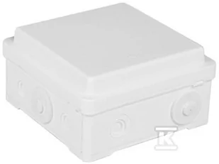 Puszka naścienna przyłączeniowa NPP100 biały, SIMET - Puszki elektryczne i akcesoria - miniaturka - grafika 1