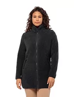 Płaszcze damskie - Jack Wolfskin Damski płaszcz polarowy High Curl - miniaturka - grafika 1