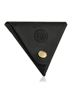 Betlewski, Portfel skórzany męski, czarny, 8x10 cm - Portfele - miniaturka - grafika 1