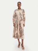 Sukienki - Marella Sukienka koszulowa Formica 2613221161 Beżowy Regular Fit - miniaturka - grafika 1