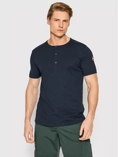 Koszulki męskie - Colmar T-Shirt Flaming 7642 9WS Granatowy Regular Fit - grafika 1