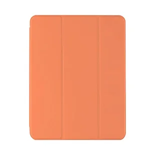 Etui kompatybilne z iPada 9 8 7 generacji 10,2" (2021/2020/2018), z uchwytem na długopis, tylna strona z TPU, z funkcją automatycznego zasypiania/budzenia, pomarańczowe - Etui do tabletów - miniaturka - grafika 1