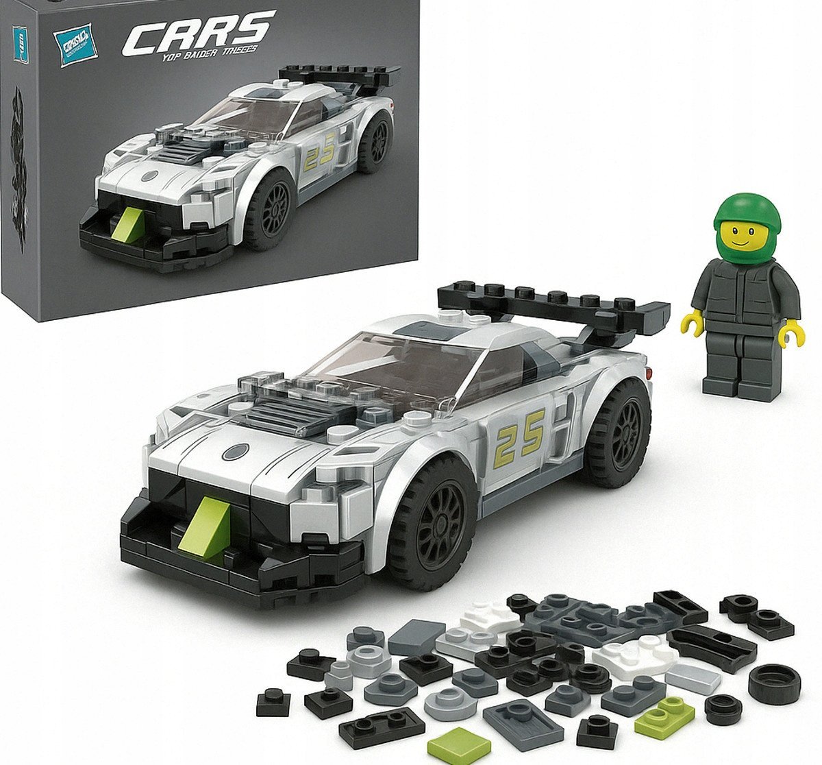 Klocki Konstrukcyjne Auto 322 el. Samochód Prezent Dla Dzieci 6+